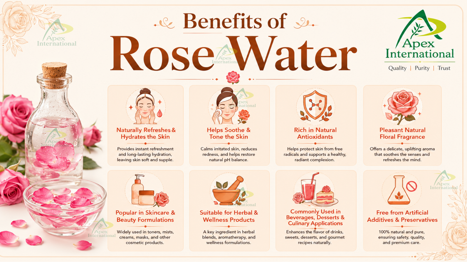 Benefits of Rose Water