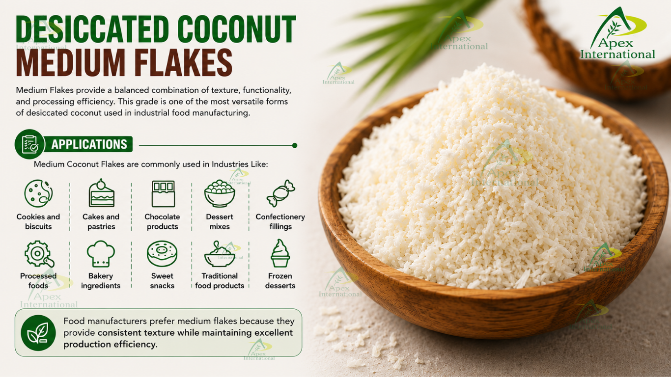 Desiccated Coconut Medium Flakes