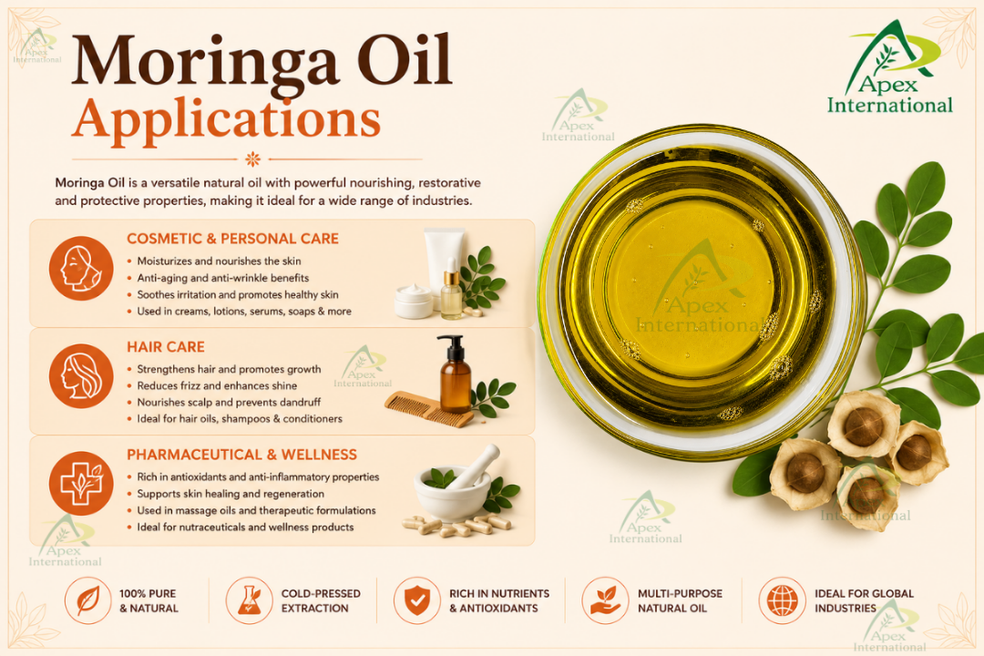 Moringa Seed Oil Applications