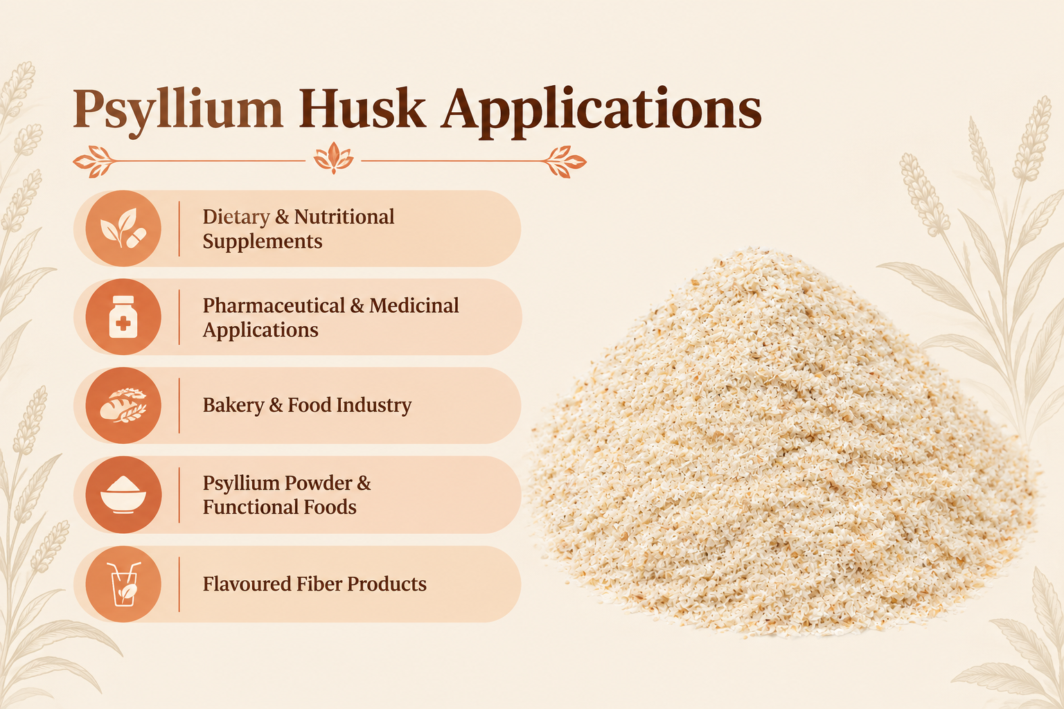 Applications of Psyllium Husk