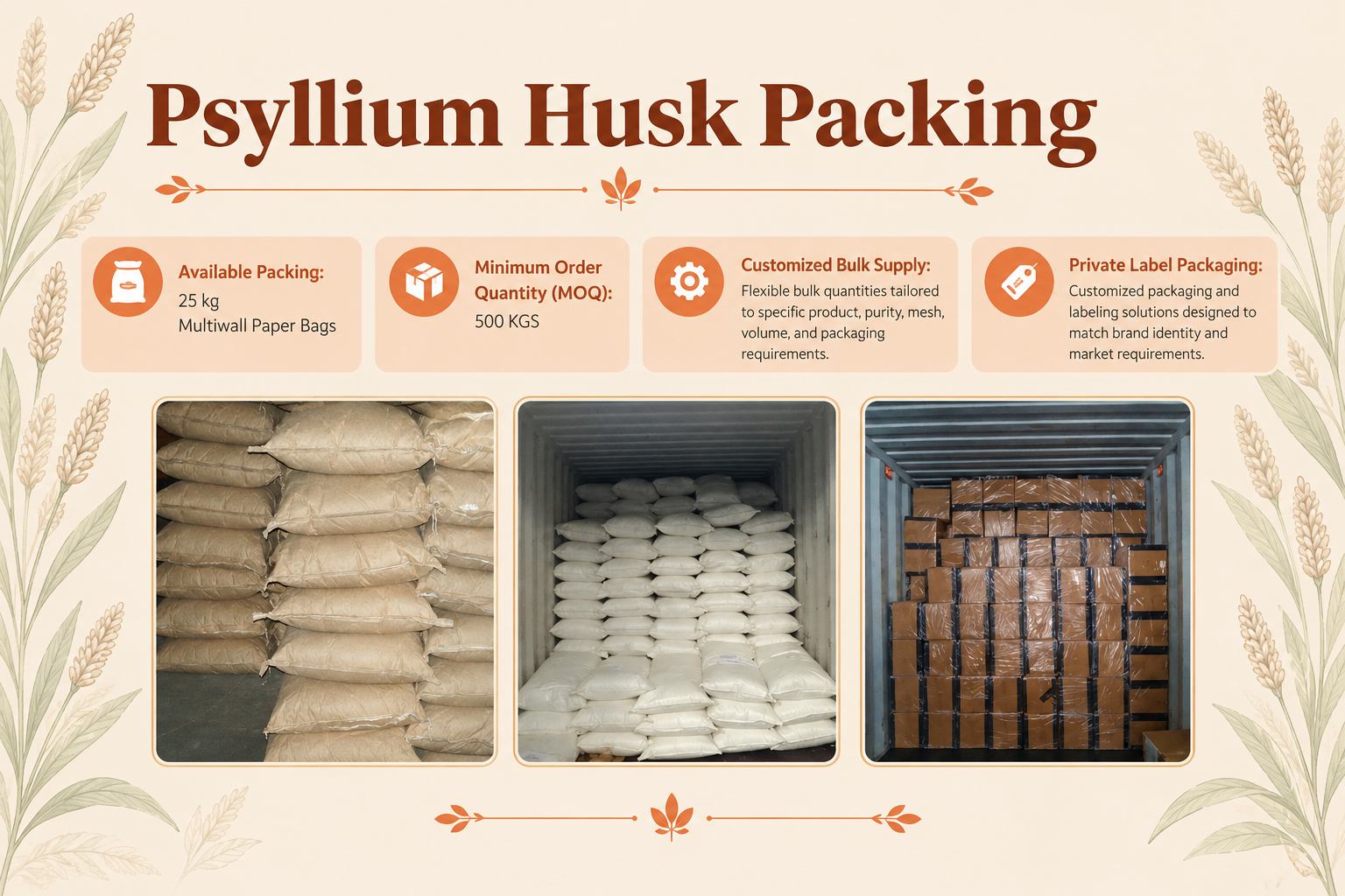 Psyllium Husk Packing